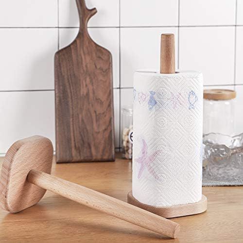 Paper Towel Holder, UHBGT Kitchen Paper Hanger Rack Bathroom Towel Roll Stand Organizer Simply Stand | Amazon (US)