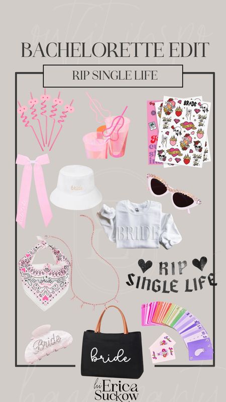 Everything I ordered for my sisters bachelorette party!! The theme is rip single life! 

Some items weren’t available to link on Amazon, you can get them directly on  xofetti’s website! 

#LTKHome #LTKParties #LTKSaleAlert