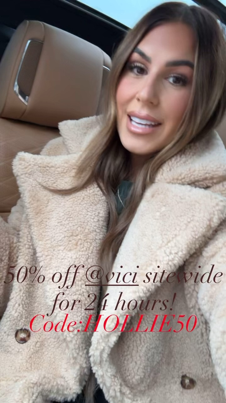 50% off sitewide for 24 hours y'all! use code HOLLIE50 ❤️ they have the CUTEST pieces right now!! 🛒

I wear a small in these coats! 

 

#LTKSaleAlert #LTKHoliday #LTKSeasonal