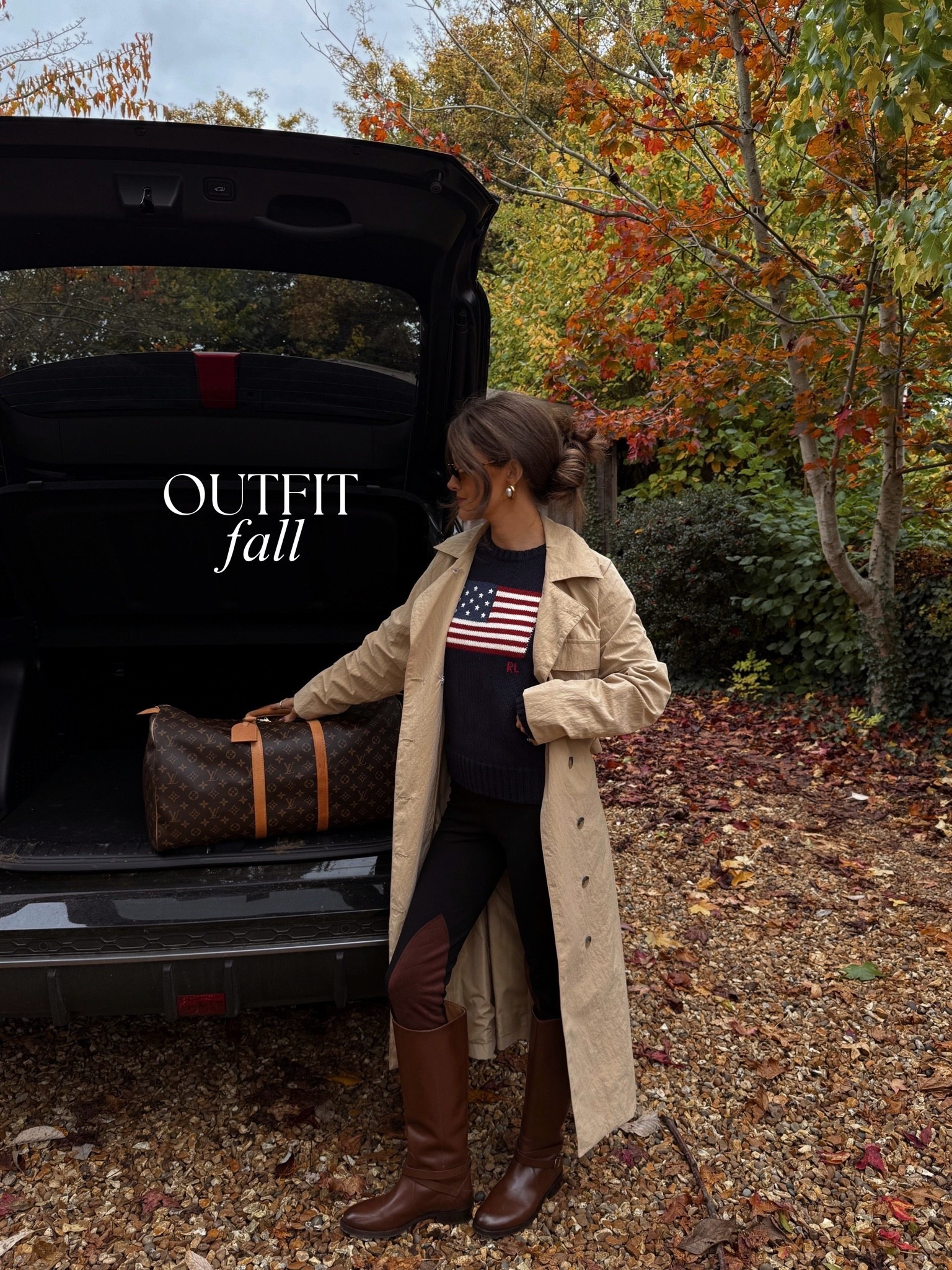 Fall outfit 🤎 These riding pants are so comfy and easy to style. The trench coat is my favorite staple!

#LTKootd #LTKSeasonal #LTKmomlife