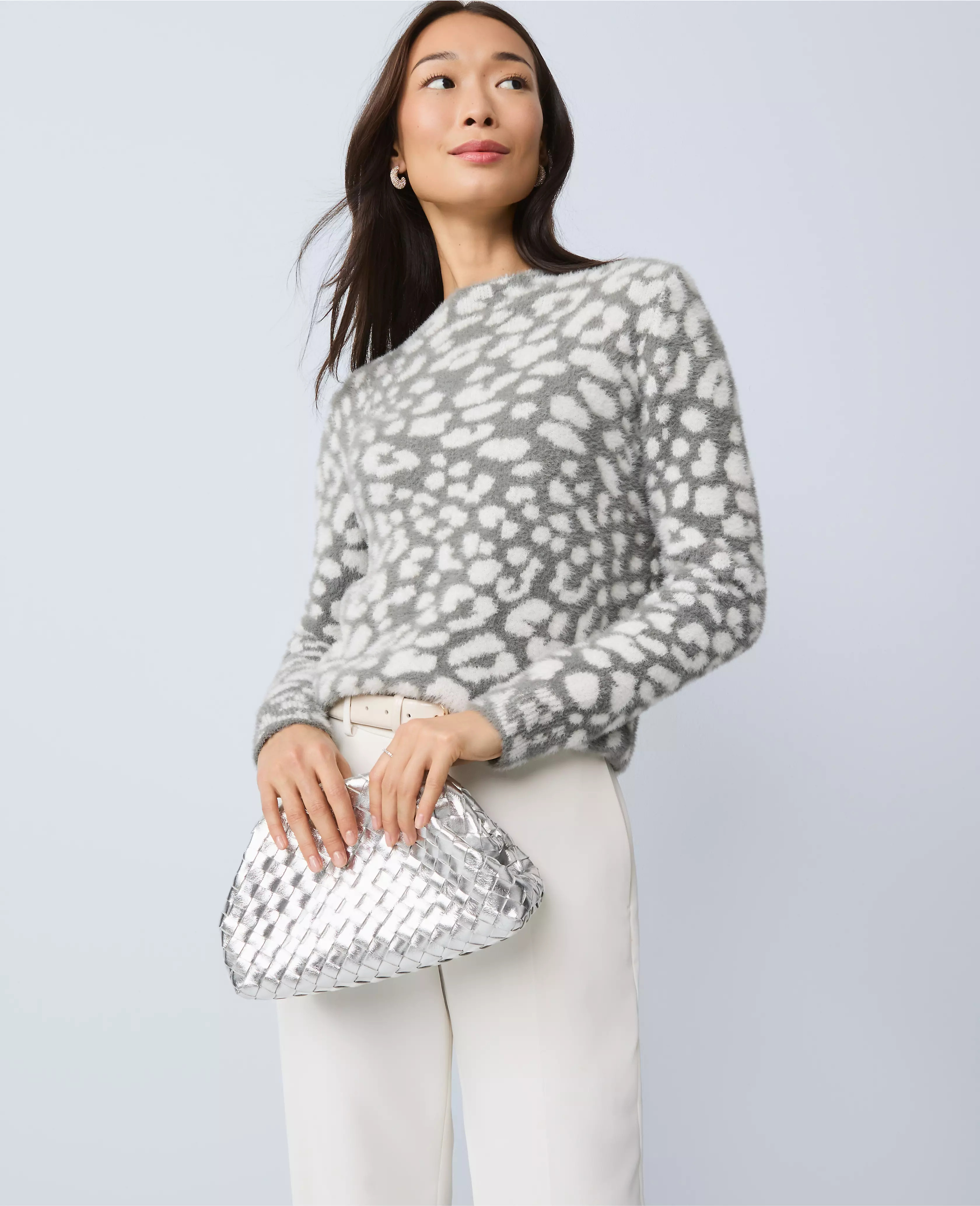 Leopard Print Sweater | Ann Taylor