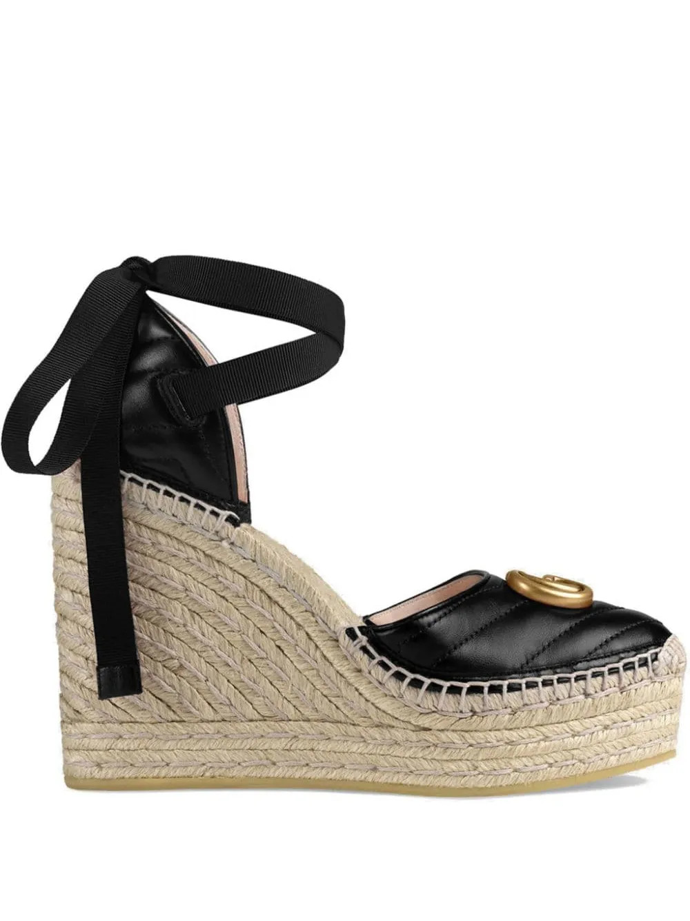 Gucci Leather Platform Espadrille - Farfetch | Farfetch Global