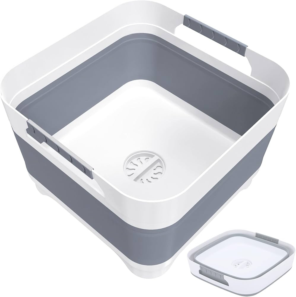 Wash Basin for Baby Bottles, Foldable, Versatile Wash Tub for Kitchen, RV, Outdoor Camping Sink, ... | Amazon (US)