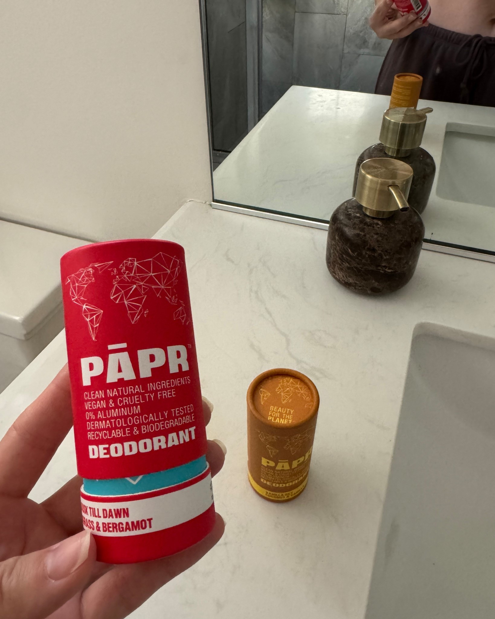 Eco-Friendly, Sustainable Packaging AND Delicious Scents From Essential Oils! (Oh and it doesn’t stain 😏) 

PĀPR deodrant, Sustainable Living, Natural Deodorantt

#LTKselfcare #LTKgrwm #LTKmorningroutine