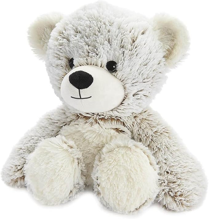 Marshmallow Bear Warmies - Cozy Plush Heatable Lavender Scented Stuffed Animal | Amazon (US)