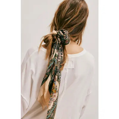 Free People Intimately FP So Silk Bandana in Springtime Print Almost Pink at Nordstrom | Nordstrom