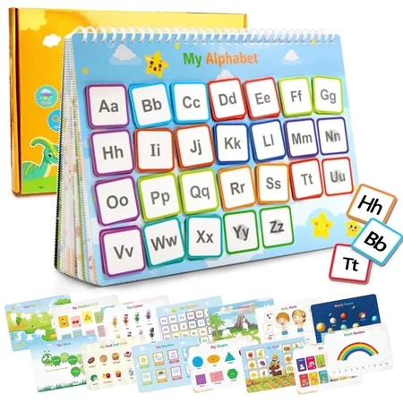Xueyu Busy Book for Kids, Montessori Autism Sensory Educational Toys, 15 Pages Toddlers Preschool Activity Binder and Early Learning Toys, for Boys & Girls Develops Fine Motor Skills | Walmart (US)