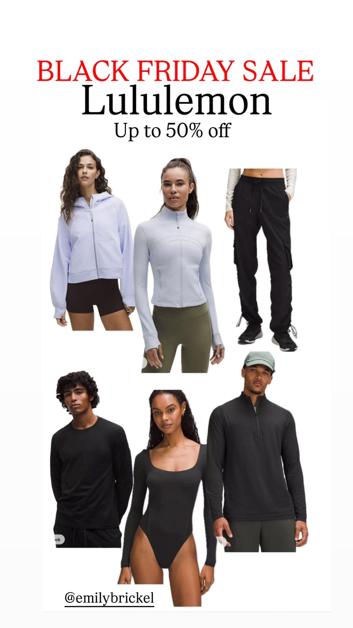 Lululemon lack Friday sale men’s and women’s cozy work out wear 

#LTKGiftGuide #LTKActive #LTKHoliday