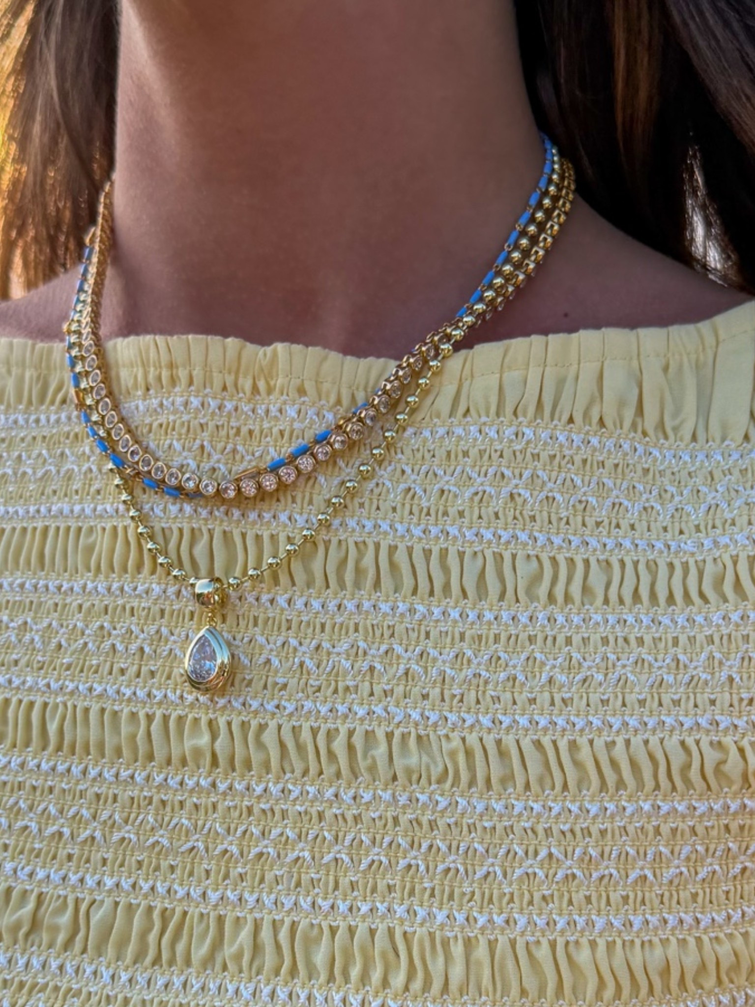 Necklaces 
Summer jewelry

#LTKSeasonal #LTKootd
