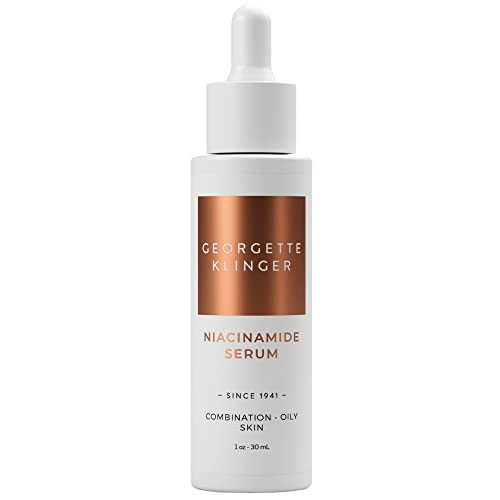 Niacinamide Serum - Minimizes Appearance of Pores, Balances Sebum Without Drying Skin, and Strengthens Moisture Barrier with Salicylic Acid and Hyaluronic Acid For Face - 1 oz by Georgette Klinger | Amazon (US)