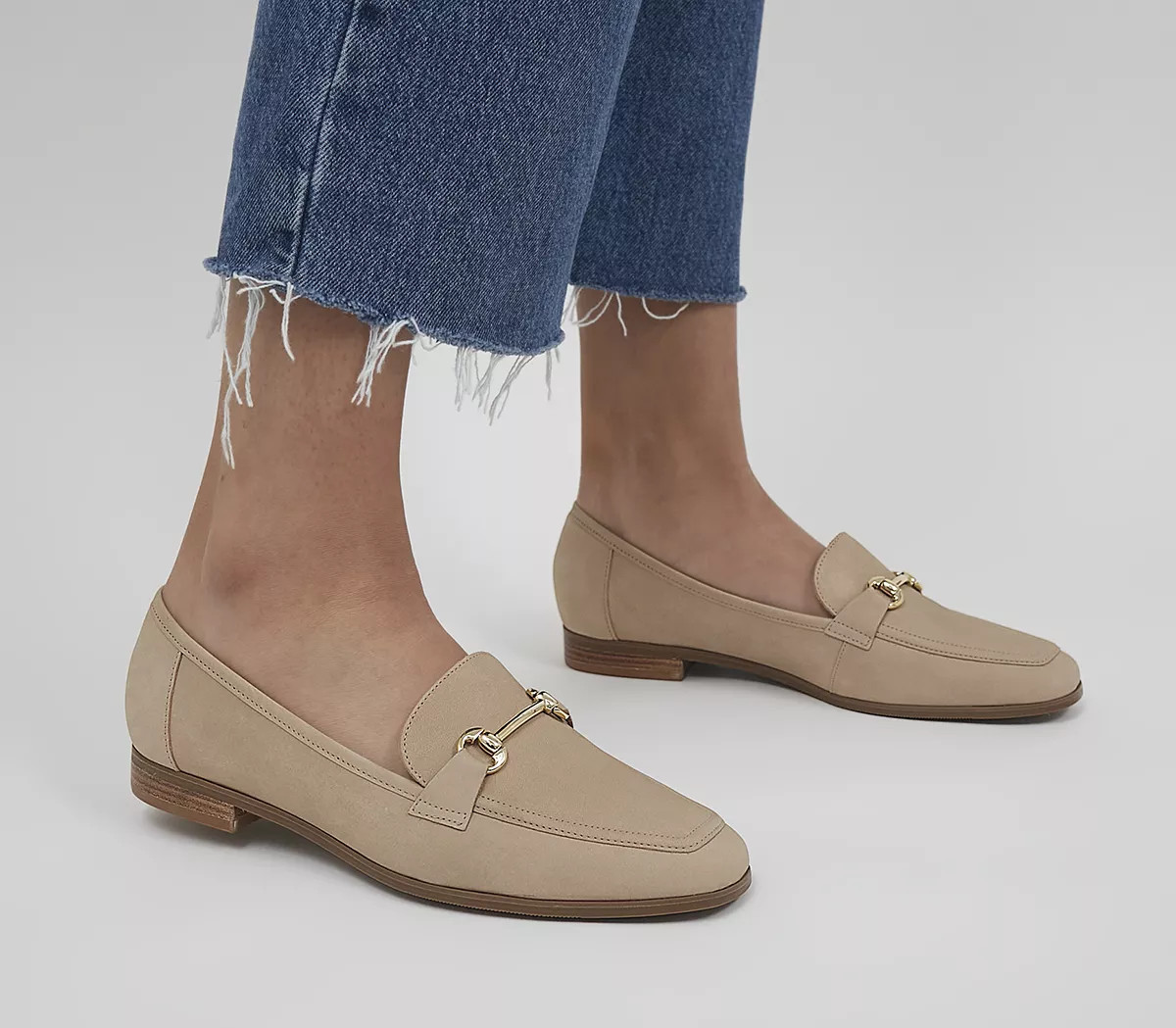 Office
								Felt Snaffle Loafers
								Taupe Nubuck | OFFICE London (UK)