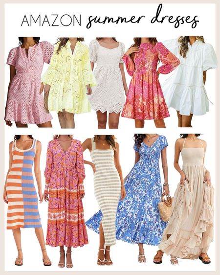Cute and casual summer dresses from Amazon! 

#amazonfashion

Amazon finds. Amazon fashion. Amazon summer dress. Amazon casual summer dress. Eyelet summer dress. Floral summer dress. Summer event dress. Elevated casual summer dress  

#LTKSeasonal #LTKStyleTip #LTKFindsUnder100