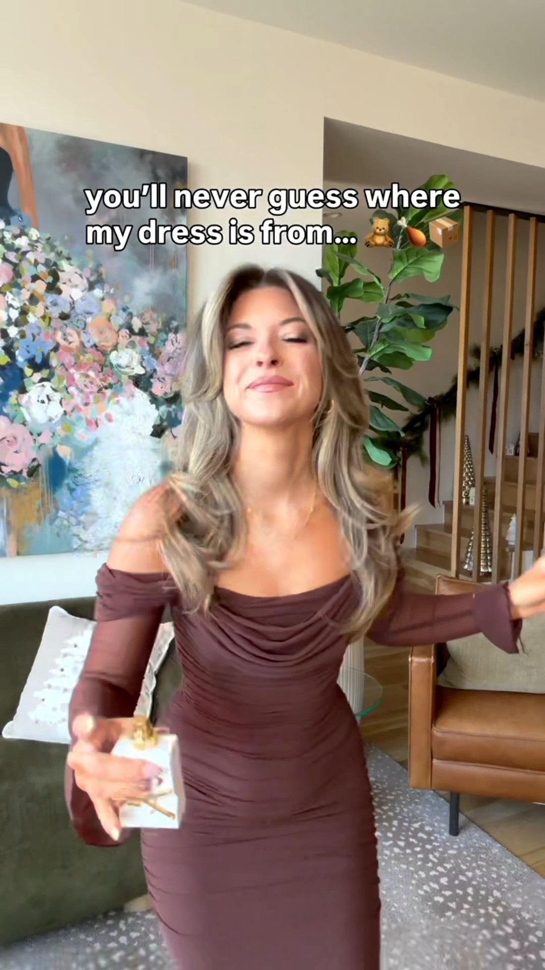 Brown off the shoulder long sleeve Amazon wedding guest dress

Electric picks code: emerson20
Glow color: can't handle the heat

Wearing my usual small

Wedding guest
Formal event
Black tie
Long sleeve
Off the shoulder
Winter event
Holiday party

#LTKWedding #LTKSeasonal #LTKHoliday