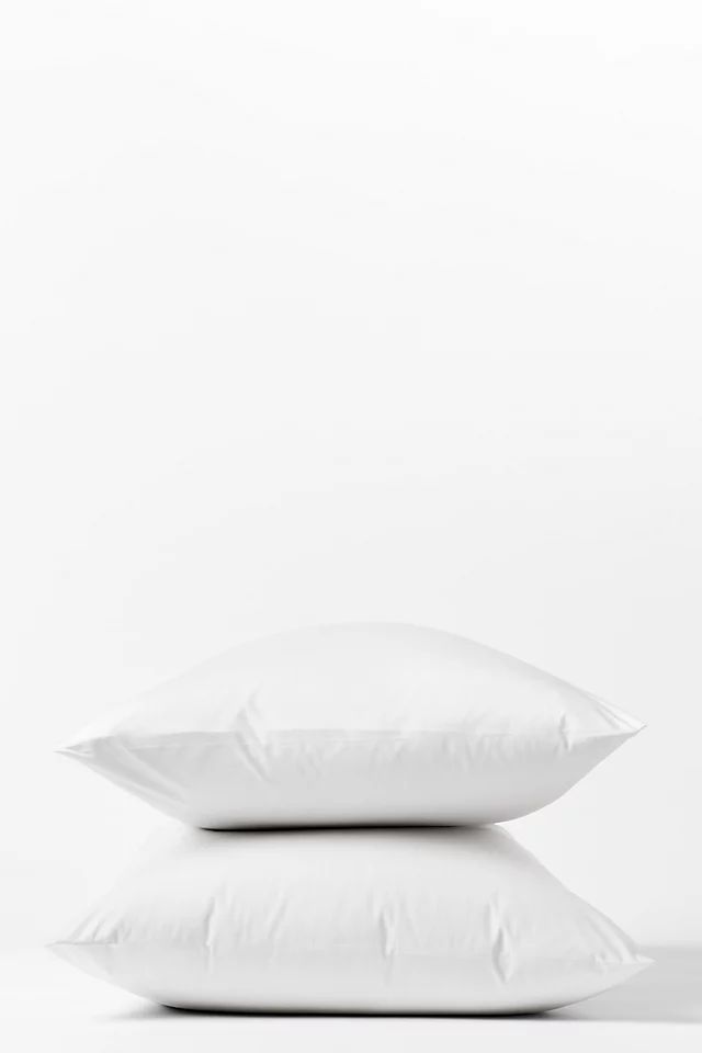 Coyuchi 300 Thread Count Organic Percale Pillowcase Set of 2 | Anthropologie (US)