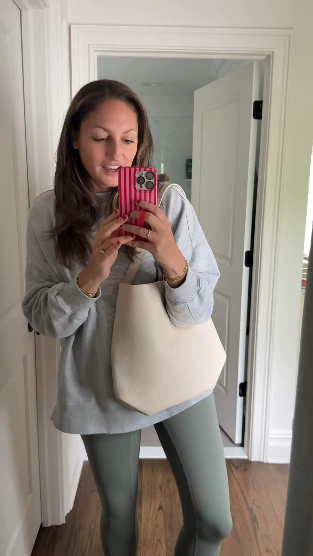 This @Quince leather tote is so good! Quality is amazing, comes in a few colors and two sizes (u have the large). Been using it non-stop — it’s the perfect mom bag  or everyday bag!!

#LTKmomlife #LTKootd #LTKdayinmylife