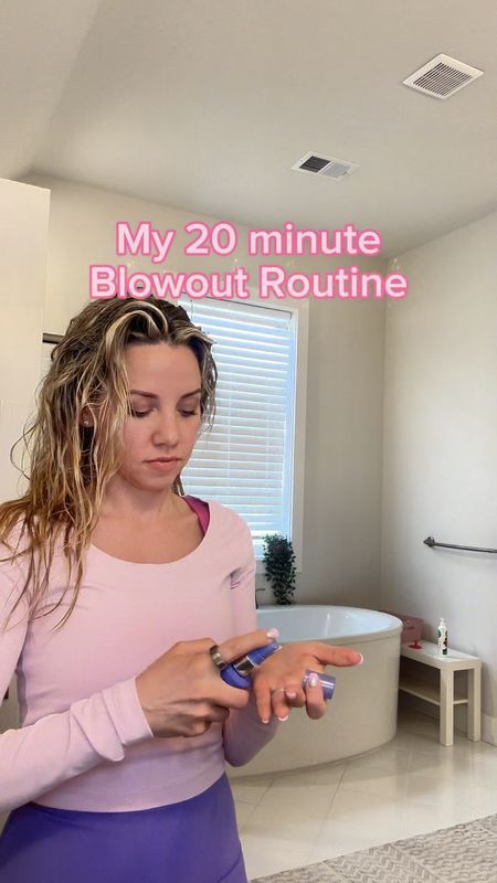 My hair wash day routine #athomeblowout #blonde 

#LTKSpringSale #LTKstyletip #LTKbeauty