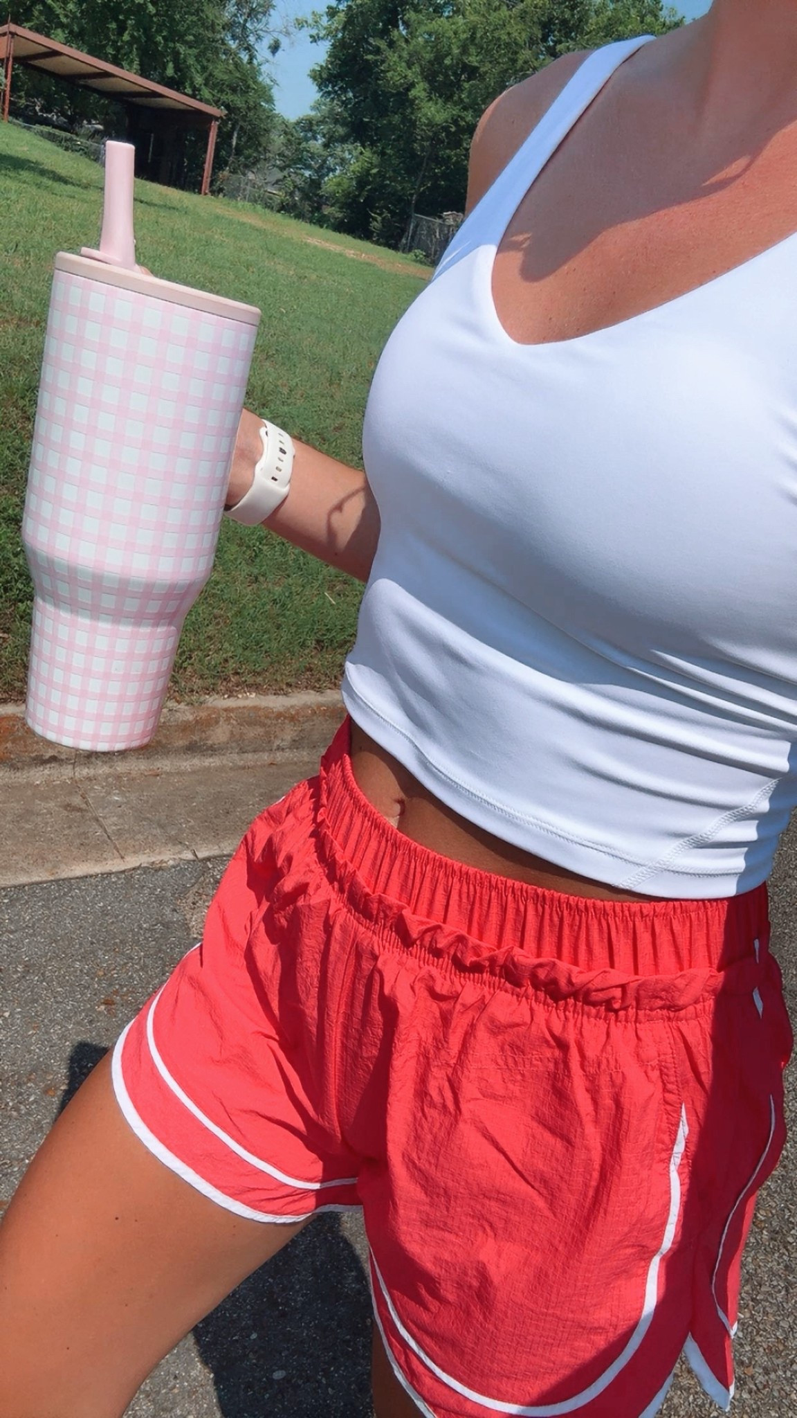 New fav active wear!!! Wearing a size S in the tank & XS in the shorts!!

#LTKSummerEdit #LTKPetite #LTKActive