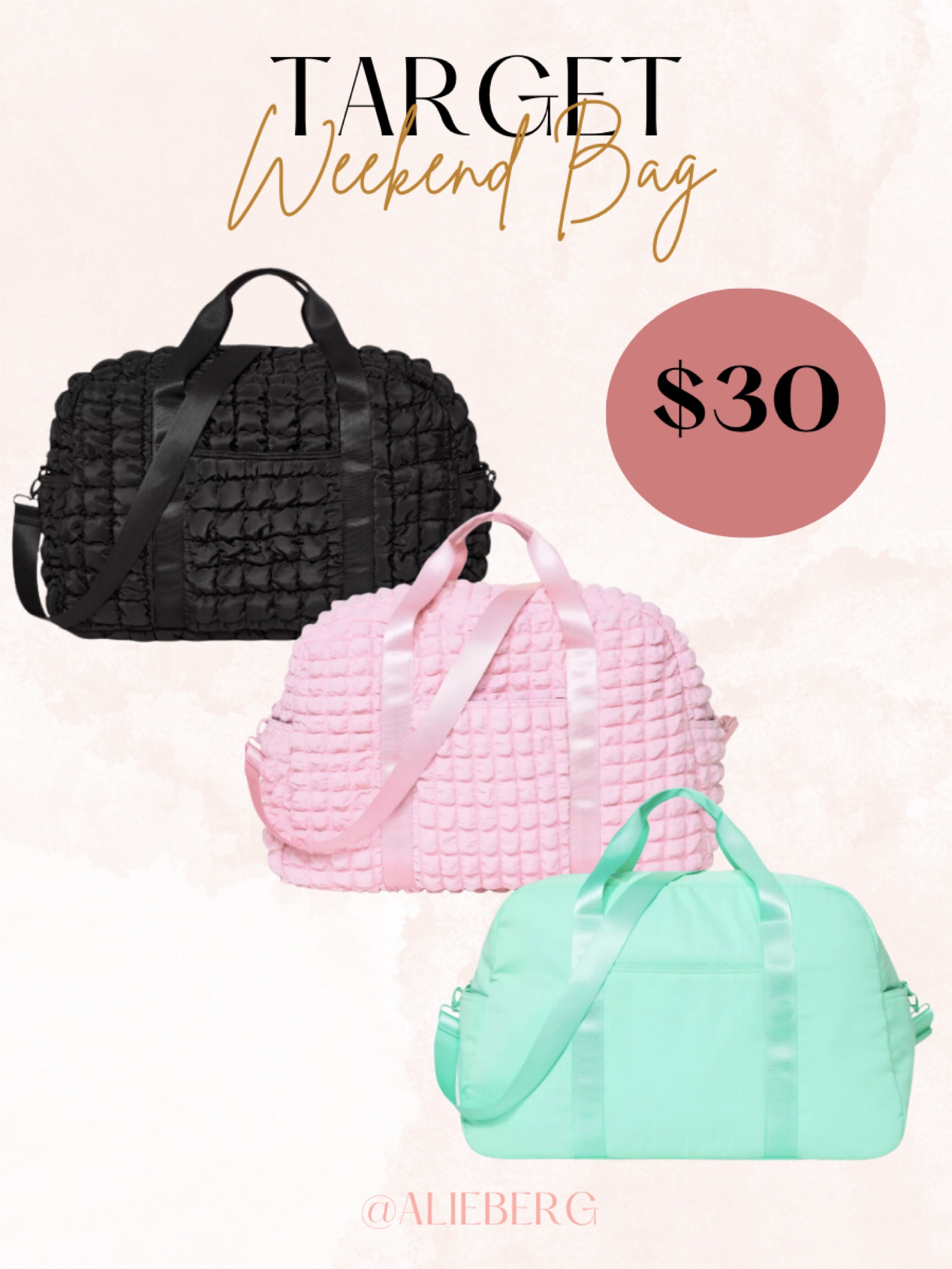Target Weekend Bag💖🌟

Weekender tote, target weekender, duffle bag, travel bag

#LTKfitness #LTKfindsunder50 #LTKtravel
