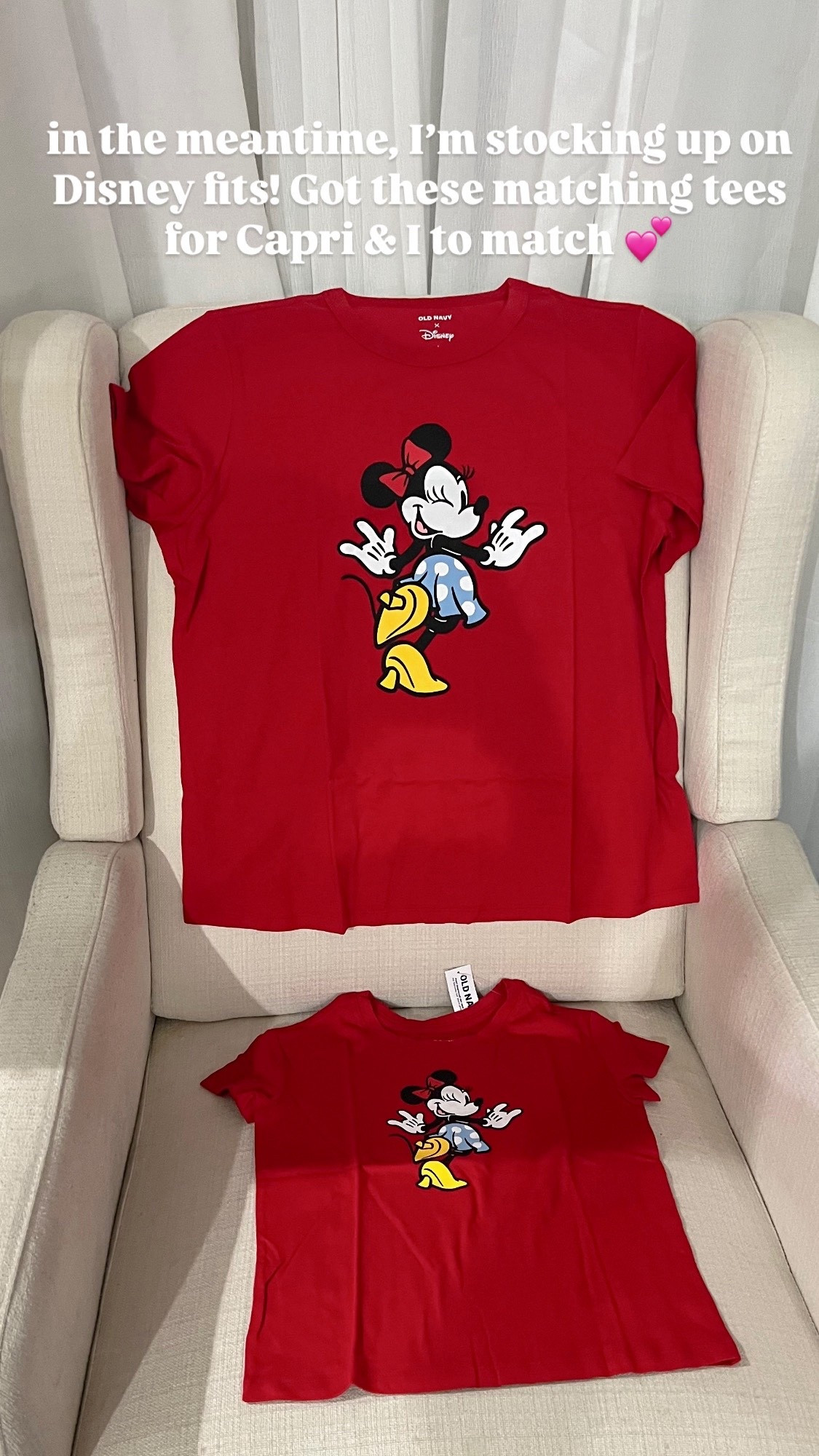 Mommy and me Disneyland Outfits, Matching Minnie Mouse tees

#LTKFamily #LTKKids #LTKSummerEdit