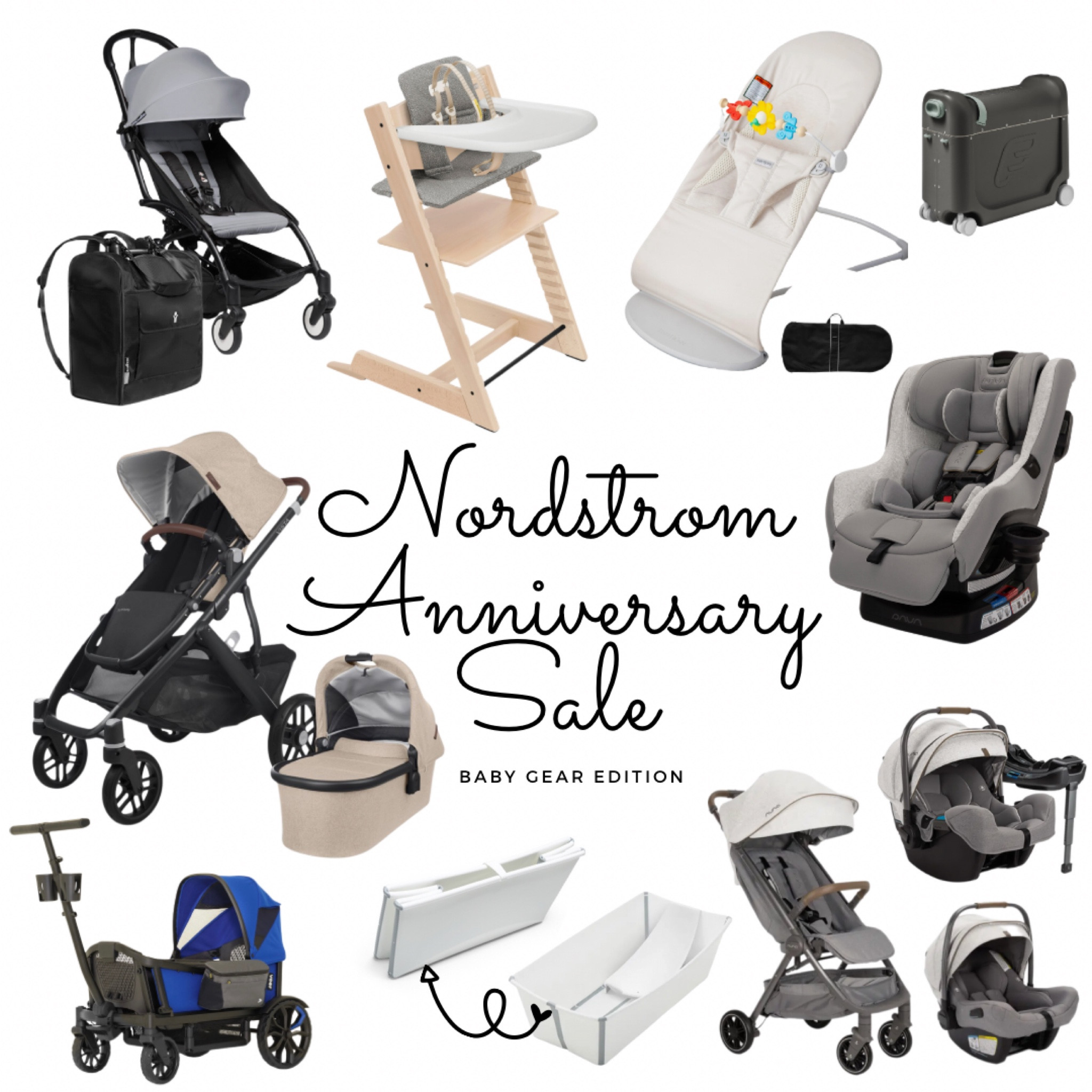 It’s finally here!! The Nordstrom Anniversary Sale opens to the public tomorrow morning, and now I present my annual picks on baby gear! Notable picks are the return of the Stokke Tripp Trapp high chair, the Baby Bjorn Bouncer,  Nuna Rava Convertible Car Seat, and of course the Uppababy Vista and Babyzen Yoyo strollers. This year I’m going to post my kids shoes pick in a separate post because there are just too many to choose from. 

#LTKxNSale #LTKBaby #LTKFamily