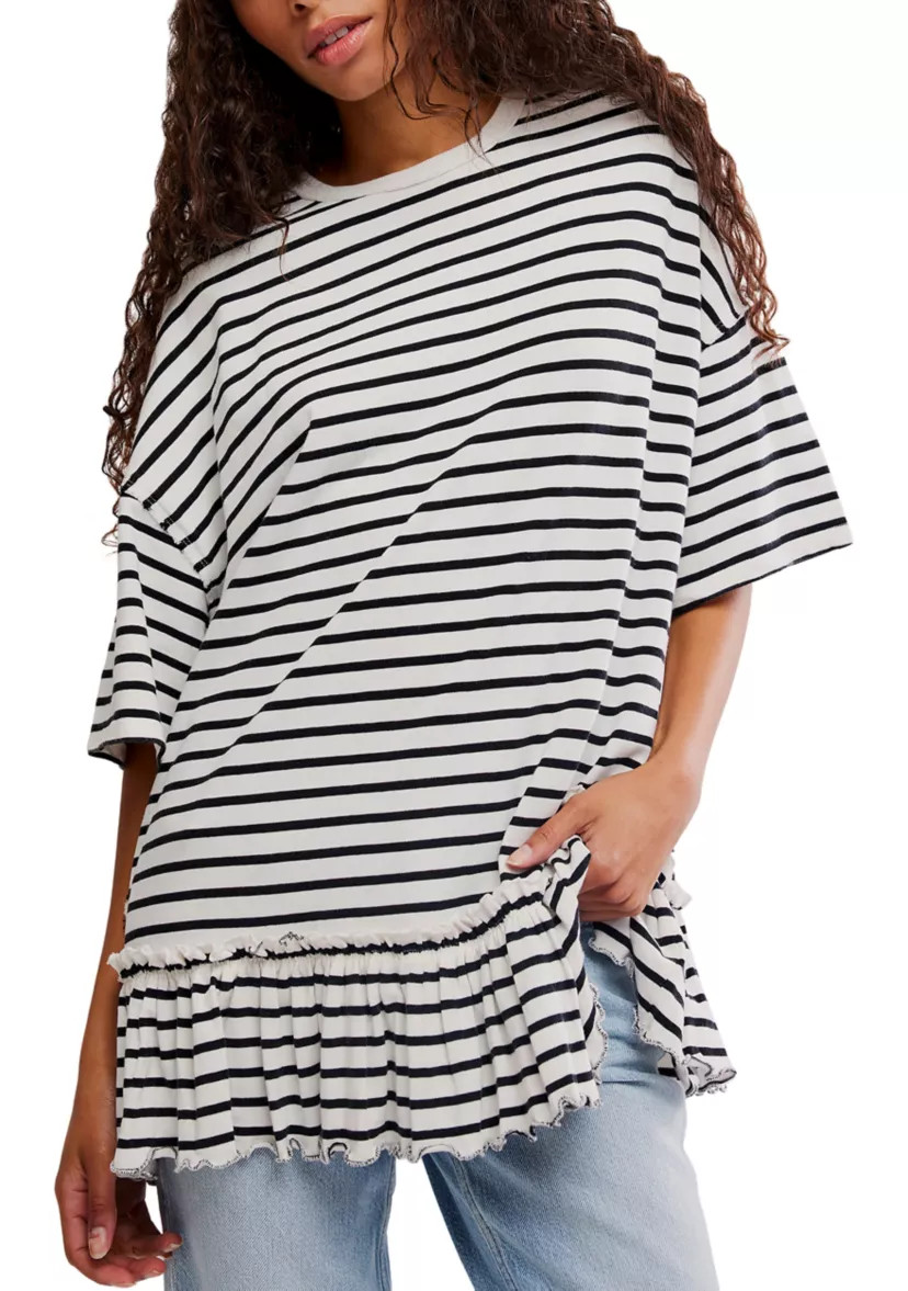 We The Free Striped Why Yes T-Shirt | Belk