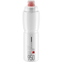 ELITE | Bidón De Hidratación JET PLUS 950ml Blanco - La botella de agua JET PLUS es la botella Elite Jet en material plástico biodegradable con tapa protectora. 74mm de diámetro. Disponible en | Miravia ES