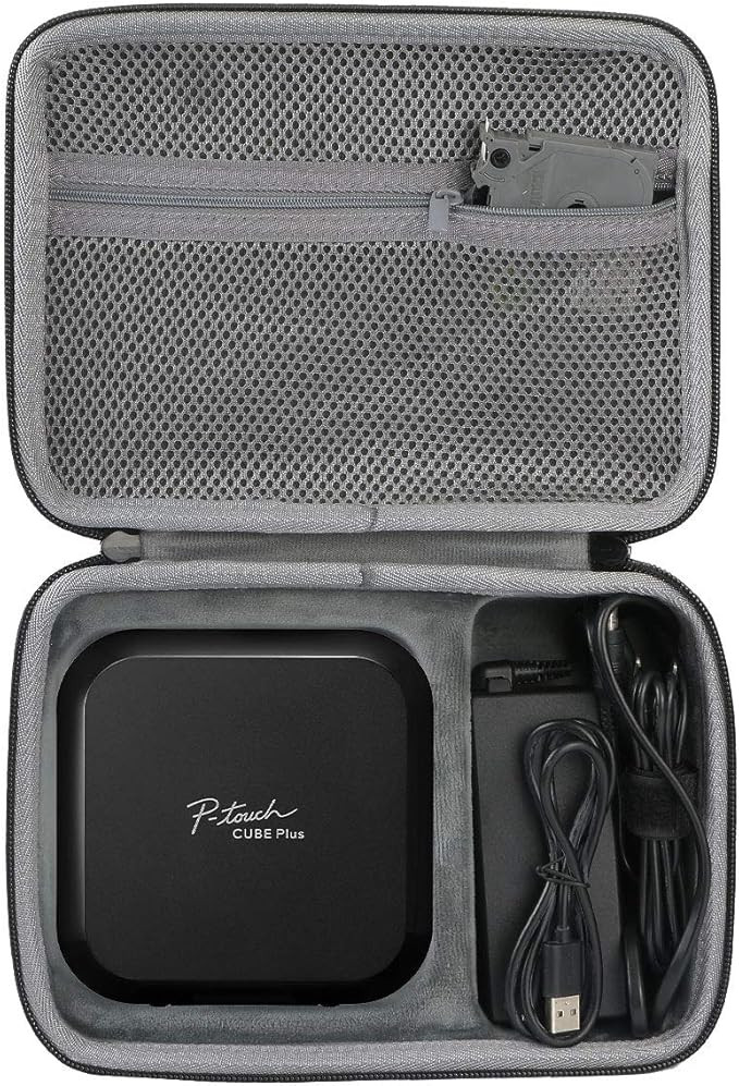 co2CREA Hard Travel Case for Brother P-Touch Cube Plus PT-P710BT Versatile Label Maker | Amazon (US)