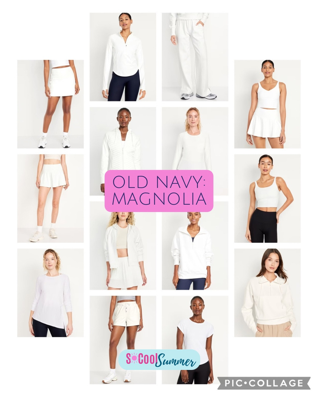 “Magnolia” at Old Navy.  Lovely soft white color.

#LTKActive #LTKFitness #LTKSaleAlert