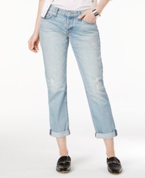 Hudson Jeans Riley Ripped Straight-Leg Jeans | Macys (US)