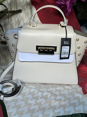 ZAC Zac Posen Eartha Top-Handle - Pearl Lady Leather/ Rose Quartz/$495  | eBay | eBay US