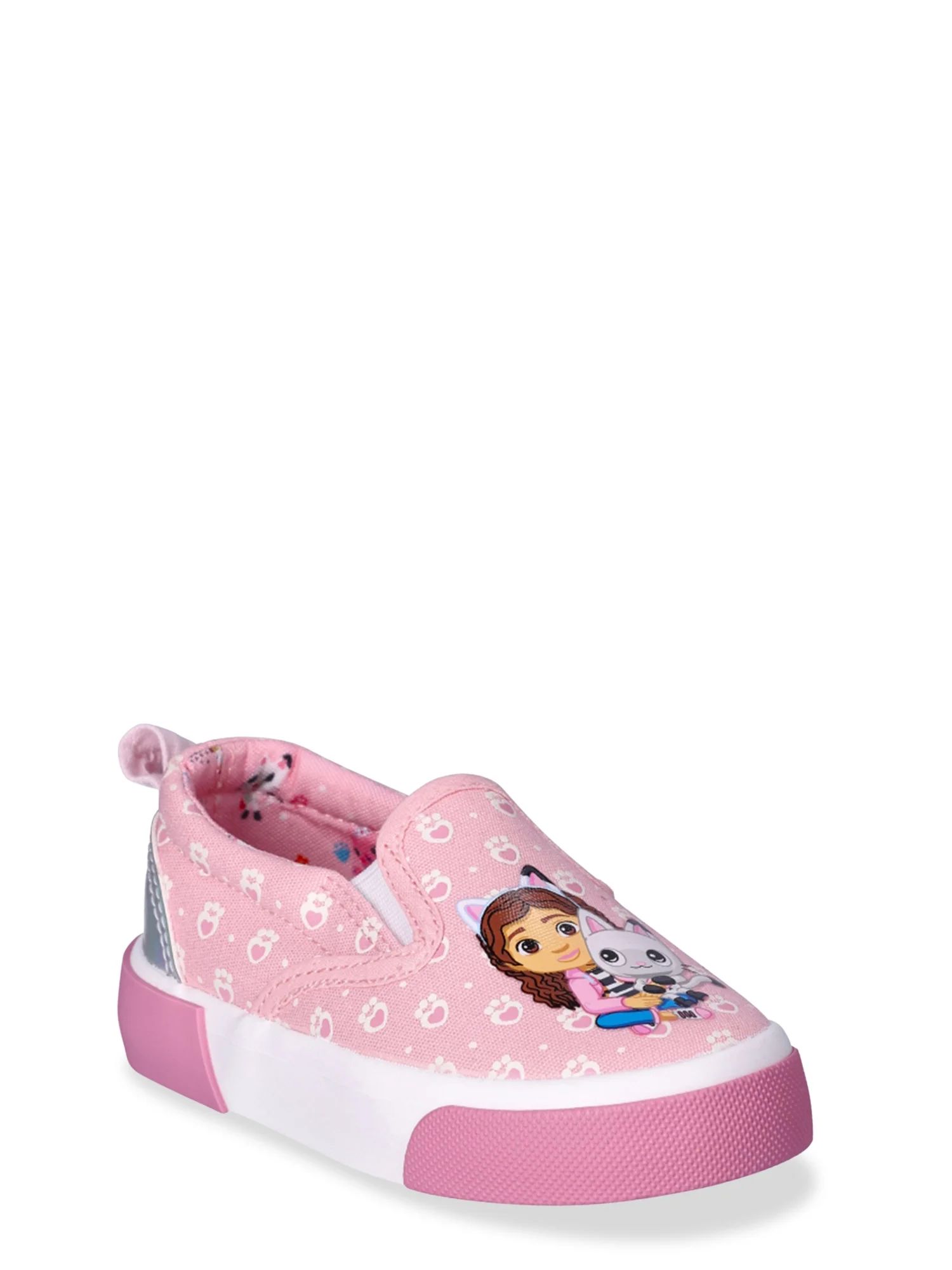 Gabby's Dollhouse Toddler Girls' Twin Gore Slip-On Sneakers, Sizes 7-12 | Walmart (US)