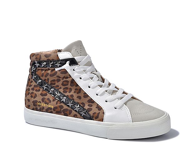 Vintage Havana Dina High-Top Sneaker - Women's - White/Grey/Light Brown Leopard | DSW
