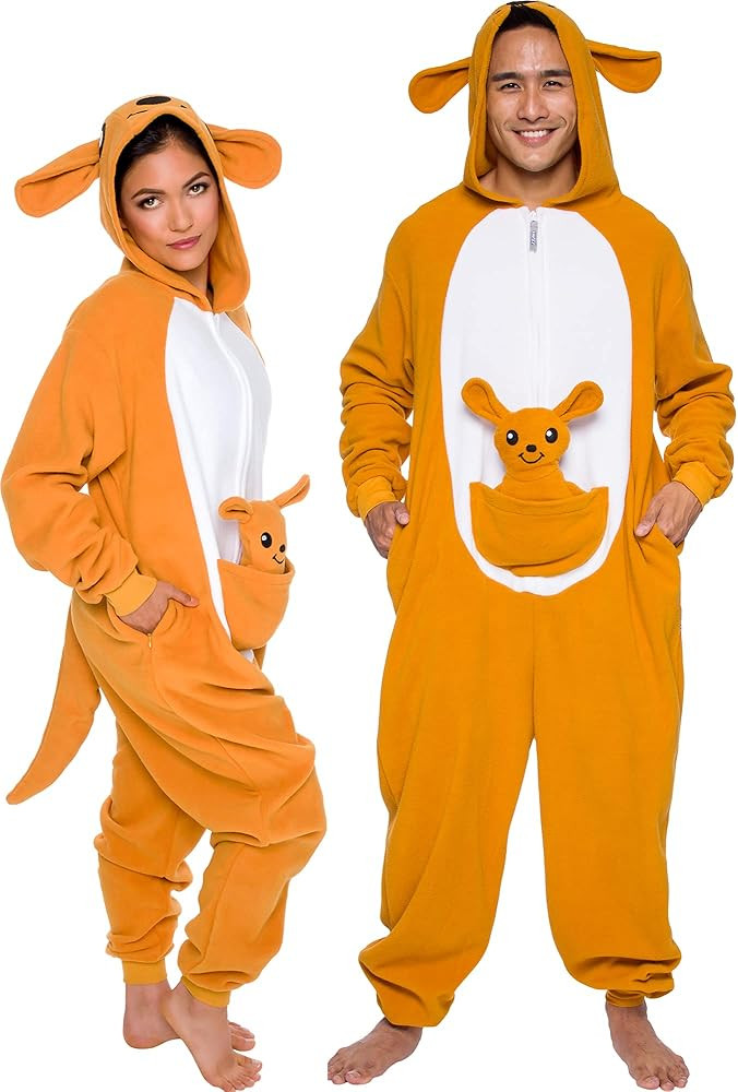 Slim Fit Adult Onesie - Animal Halloween Costume - Plush Fruit One Piece Cosplay Suit for Women a... | Amazon (US)