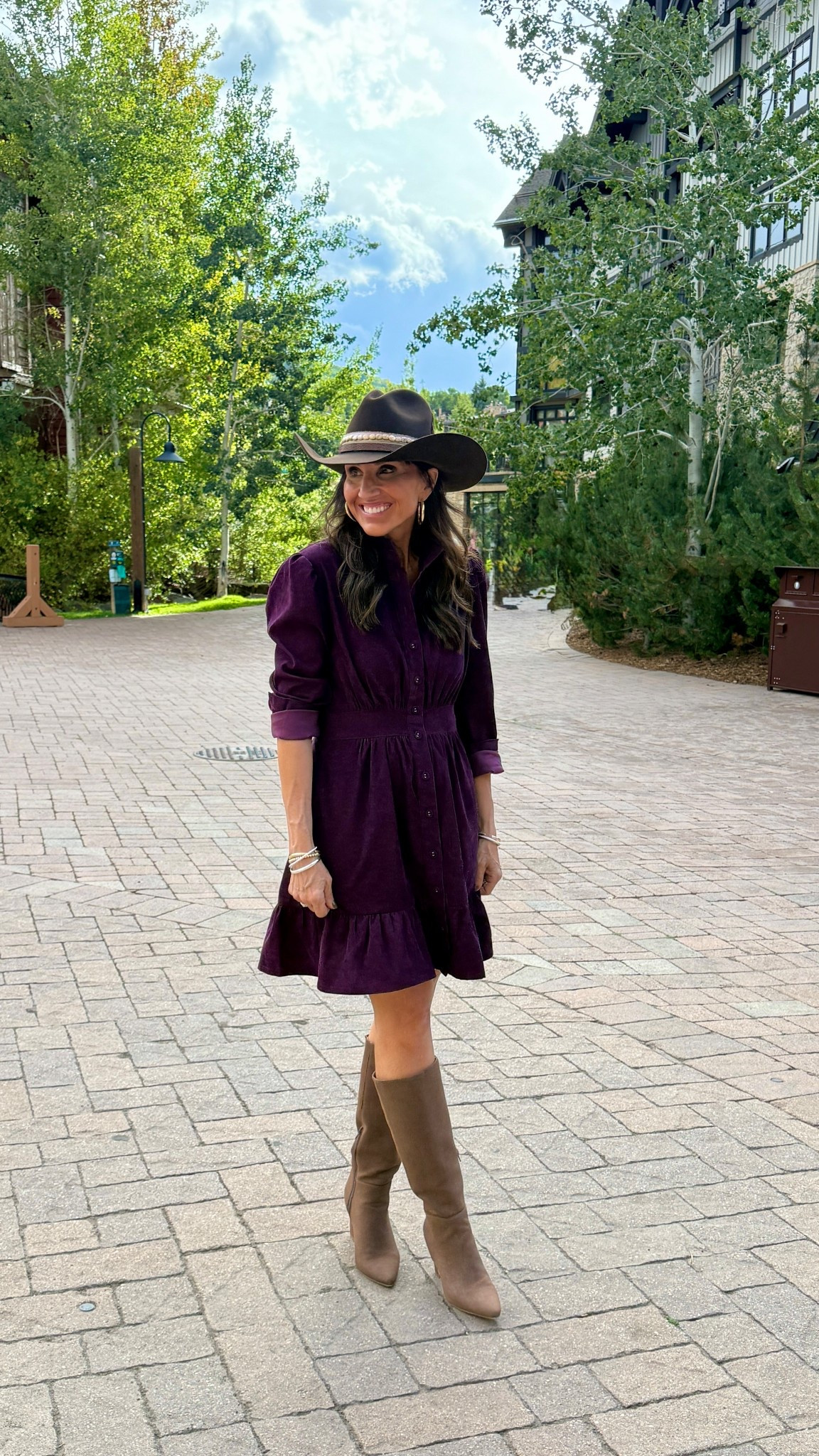 The fall collection from Avara 
Dress - small 
The hat I linked is from Avara. I made mine at Kemo Sabe. 

#LTKStyleTip #LTKSeasonal #LTKOver40