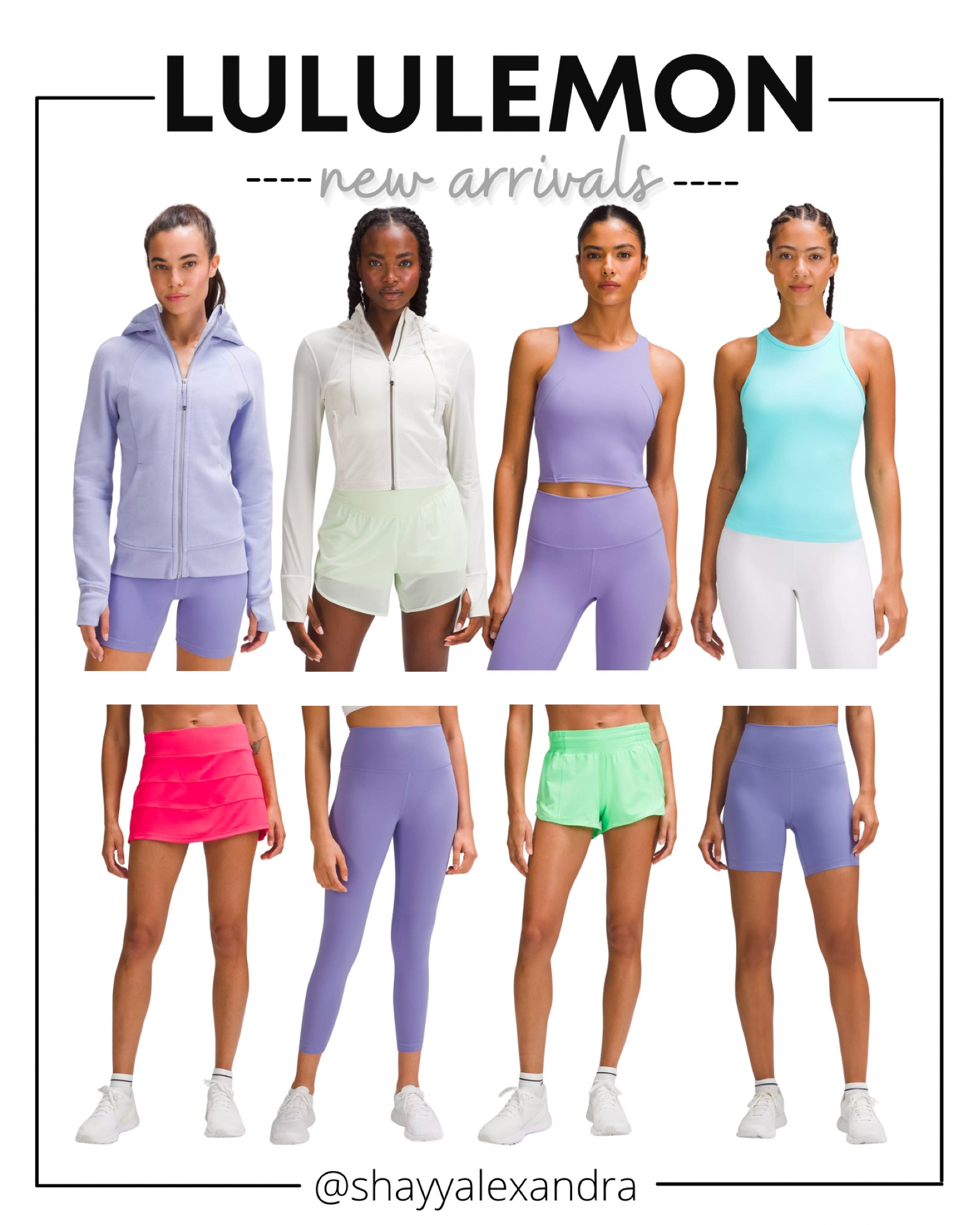 New arrivals from Lululemon! Loving Dark Lavender and Lilac Smoke 💜

Activewear | Athleticwear | Athleisure | Fitness | Workout | Yoga | Lounge | Bra Top | Sports Bra | Skort | Tennis Skirt | Golf | Running Shorts

#LTKfit