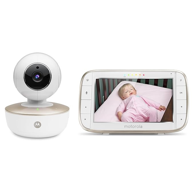 Motorola MBP855CONNECT Portable 5-Inch Color Screen Video Baby Monitor with Wi-Fi and One Camera,... | Amazon (US)