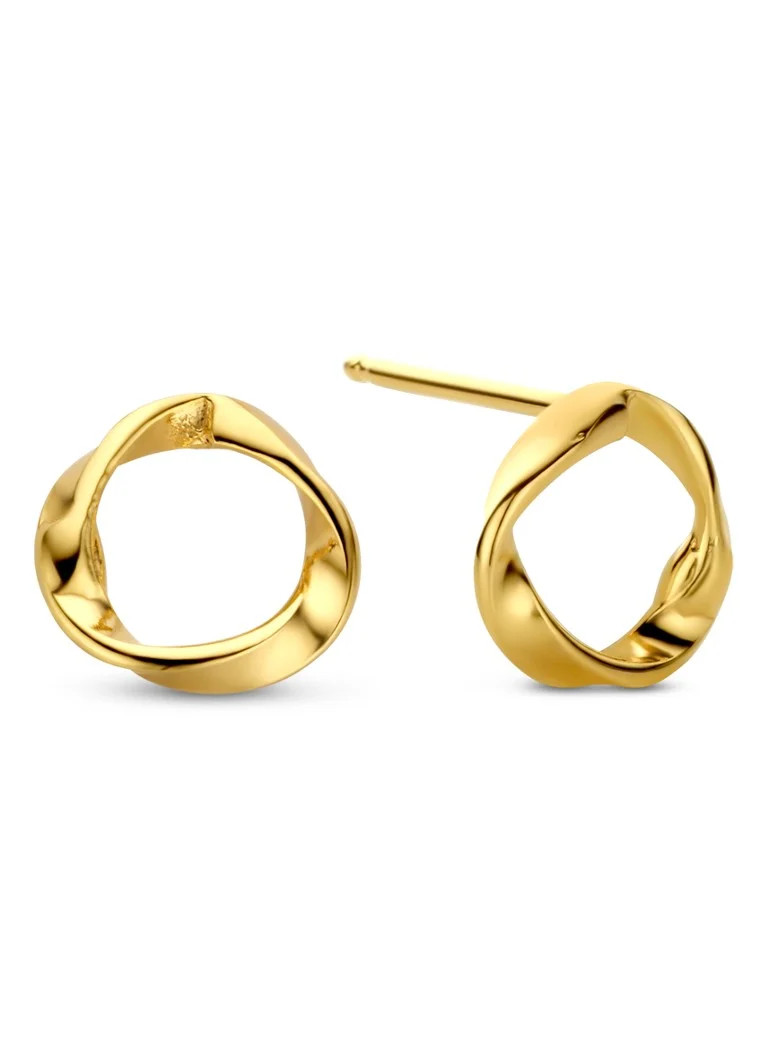 Casa Jewelry Arezzo oorknopjes verguld • Goud • de Bijenkorf | De Bijenkorf (NL)