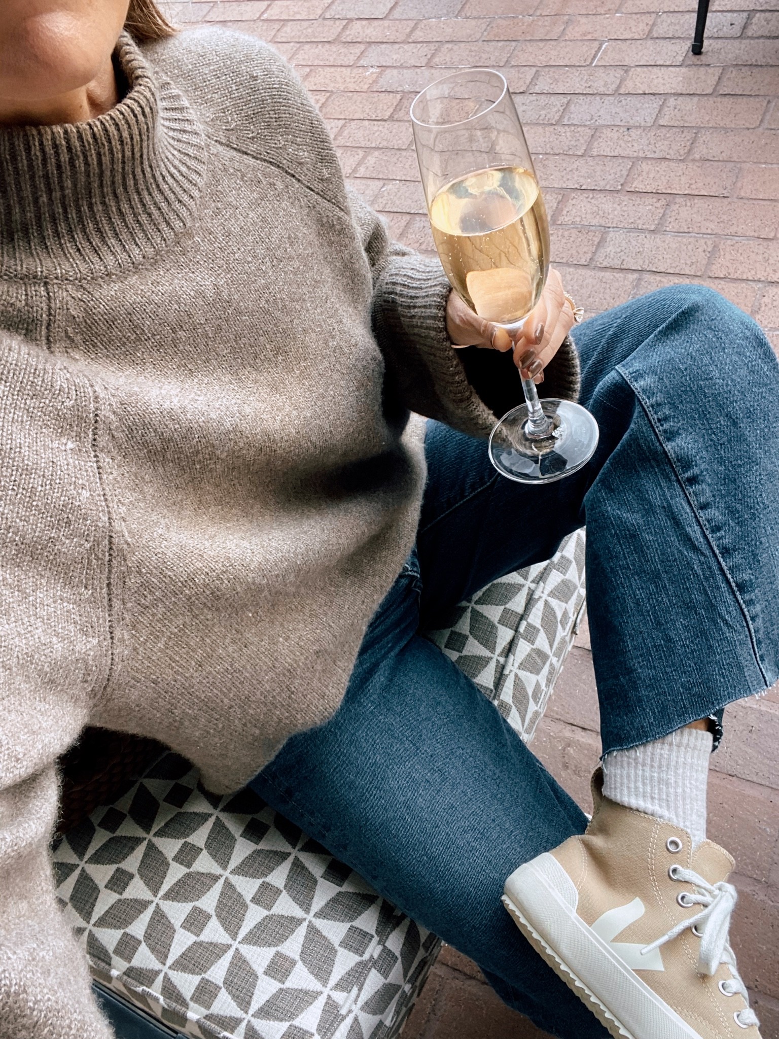 Cozy fall outfit 
Sweater is one of my favorites from last season- so soft, not itchy at all, and a beautiful oversized fit 
Jeans are 25% off until 10/10 and I cut mine to a 26” inseam 

#LTKstyletip #LTKSeasonal #LTKsalealert