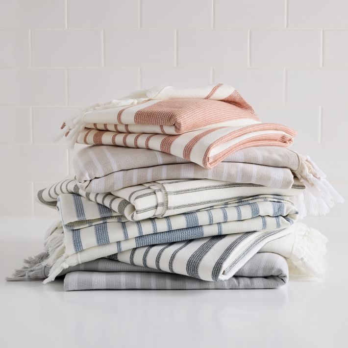 Set of 4 - 2 Bath Towels, 2 Hand Towels | West Elm (US)