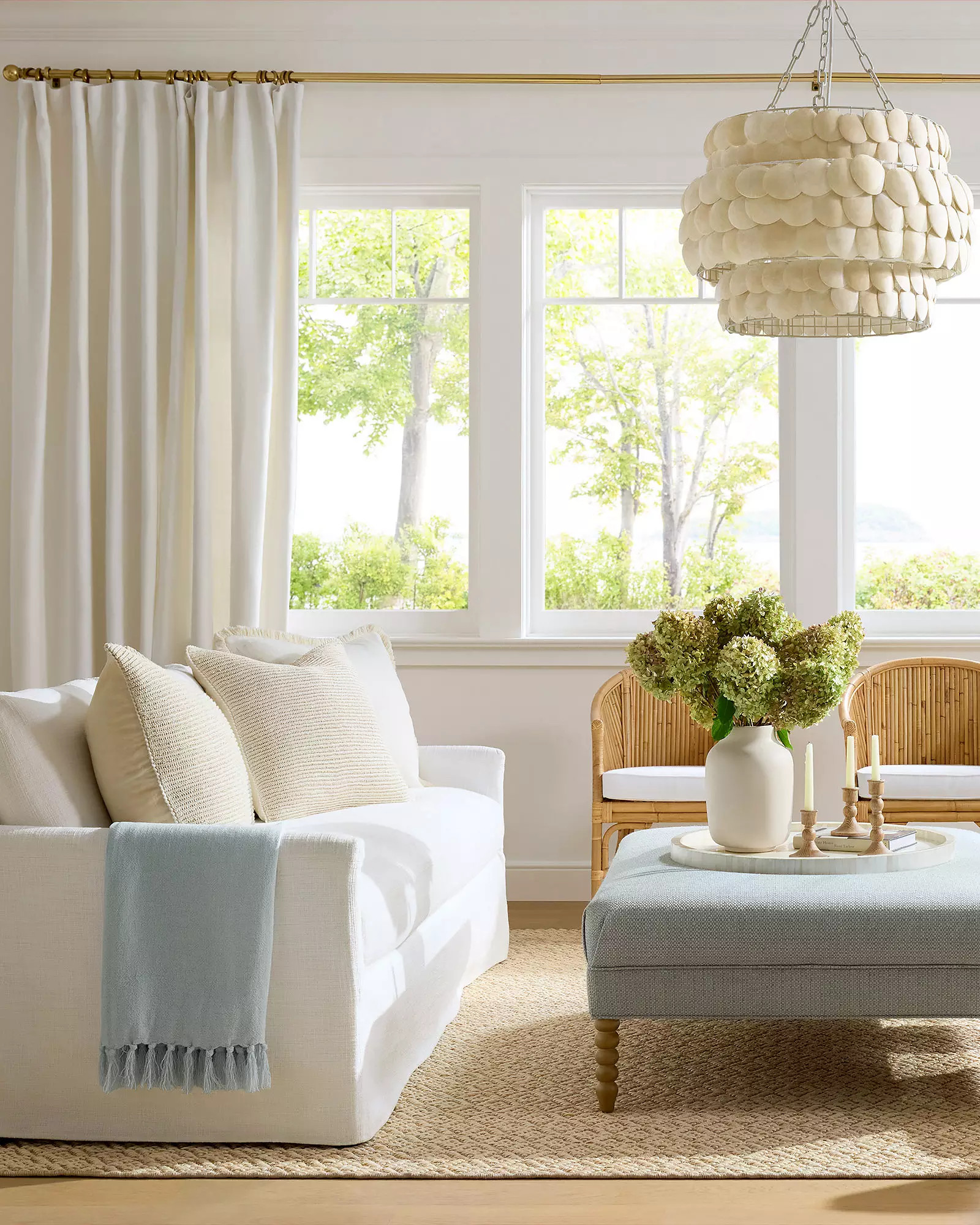 Spruce Street Slipcovered Track Arm Sofa | Serena and Lily