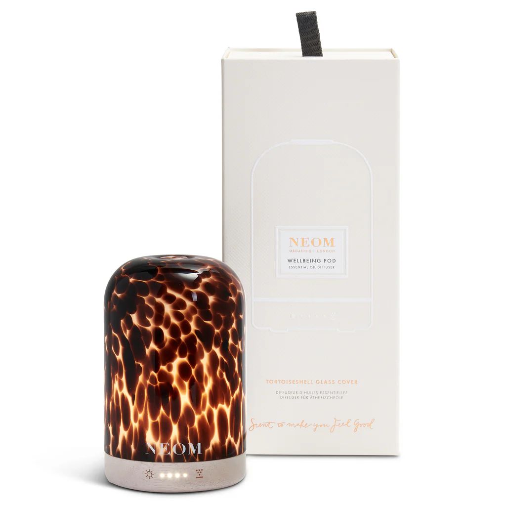 Wellbeing Pod Essential Oil Diffuser With Tortoiseshell Glass Cover | NEOM Organics