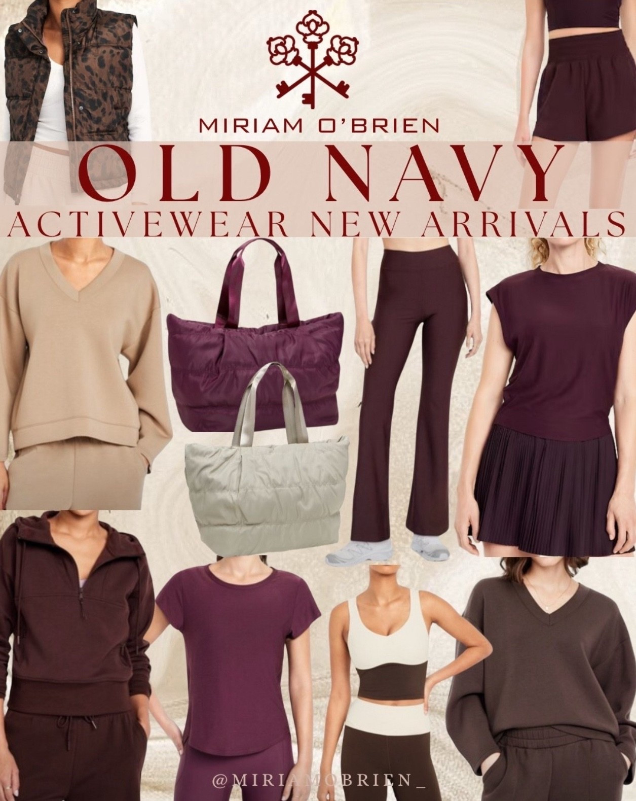 Seasonal Activewear!

Follow me at @miriamobrien_ on IG and TikTok! 

#OldNavyActivewear #SeasonalActivewear #FallFashion #OldNavyArrivals 

#LTKSeasonal #LTKOver40 #LTKStyleTip

#LTKOver40 #LTKSeasonal #LTKfitnessgoals