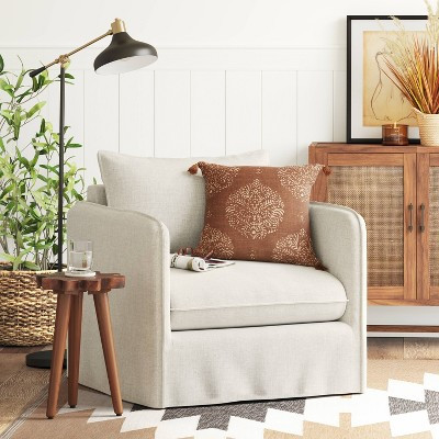 Berea Slouchy Lounge Chair with French Seams - Threshold™ | Target
