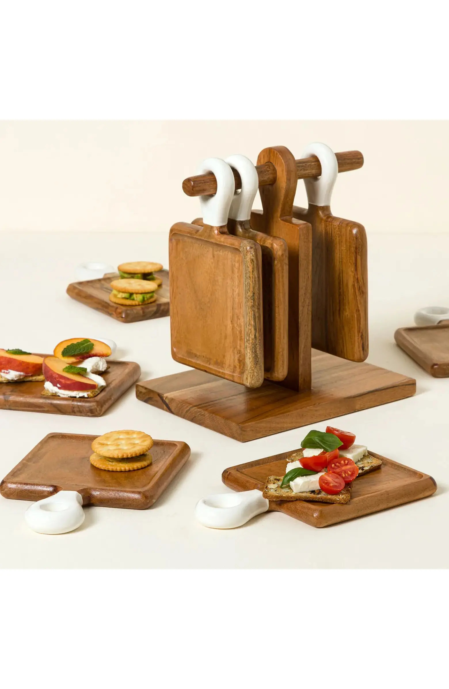 Appetizer Boards with Stand - Set of 8 | Nordstrom