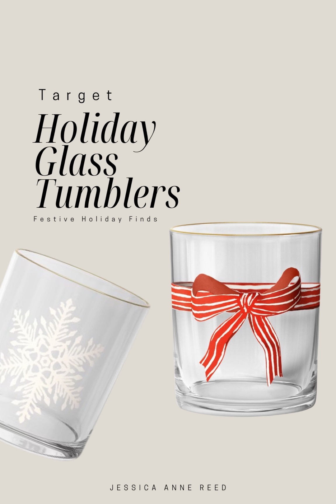 Loving these festive holiday tumblers! 

Holiday tabletop, holiday glassware, bow glass, holiday home, target holiday, snowflake glass, bow tumbler, holiday cocktail, holiday cocktail, holiday hosting, holiday party 

#LTKFindsUnder50 #LTKHoliday #LTKHome