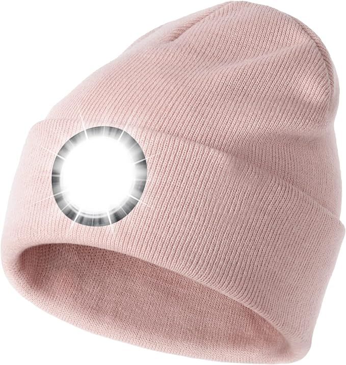 FURTALK Beanie with Light Mens Womens Led Winter Hat with Light Warm Beanies Hats for Men Dad Fat... | Amazon (US)