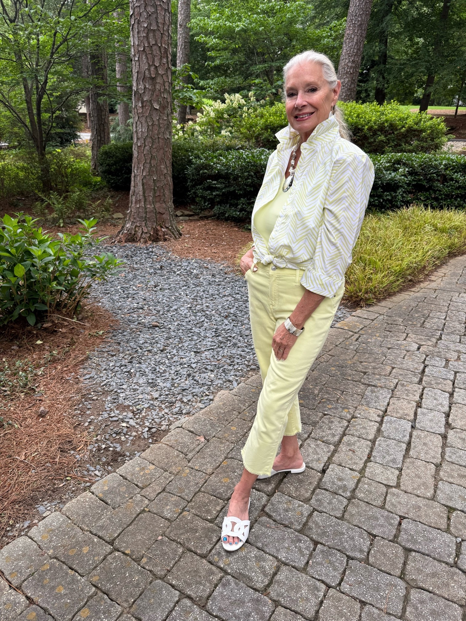 One more outfit in Chico’s sage lime to officially welcome summer. 💚☀️

There’s something about this fresh, airy color that feels like sunshine, longer days, and everything I love about the season ahead. From casual lunches to summer travels, sage lime has quickly become my favorite way to add a little brightness to my wardrobe without sacrificing comfort.

If summer had a signature color, this might be it.

Are you embracing color this season, or sticking with your classic neutrals?