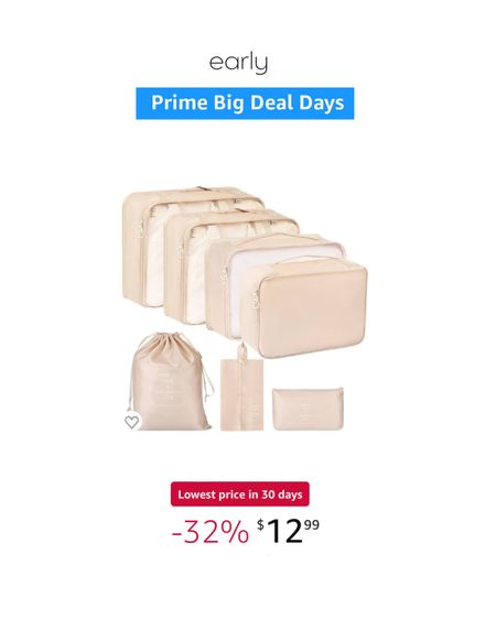 Early amazon prime day deal

These packing cubes are great!! So many pieces for the price. I’ll never not use packing cubes again 🙌🏼

#LTKsalealert