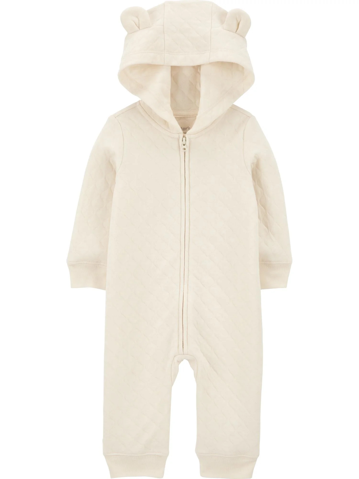 Carter's Child of Mine Baby Unisex Hooded Jumpsuit, One-Piece, Sizes 0/3-24 Months | Walmart (US)