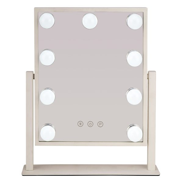 White LED Light Standing Mirror, 16" | At Home